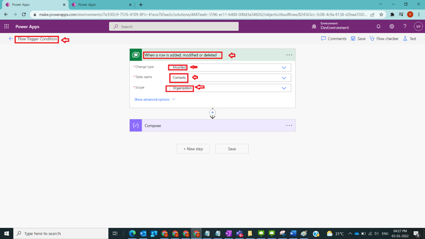 Understand Flow Trigger Condition in Power Automate